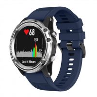 brățară din silicon pentru Garmin - Albastră închisă, QuickFit 20 mm