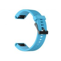 brățară din silicon pentru Garmin - Albastră, QuickFit 20 mm