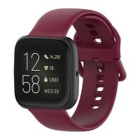 Bracelet din silicon pentru Fitbit Versa - Mărimea L, roz