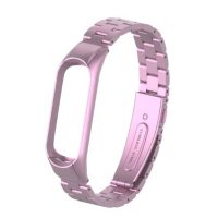 esep Cureaua metalică pentru Xiaomi Mi Band 3 și Xiaomi Mi Band 4 - Roz