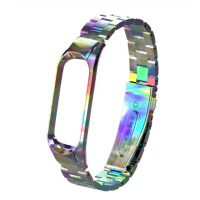 esep Cureaua metalică pentru Xiaomi Mi Band 3 și Xiaomi Mi Band 4 - Curcubeu