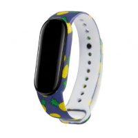 brățară pentru Xiaomi Mi Band 5, Mi Band 6 și Amazfit Band 5 - Vzorovană cu ananas