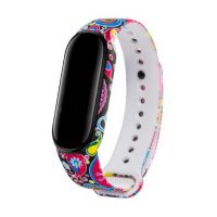 brățară pentru Xiaomi Mi Band 5, Mi Band 6 și Amazfit Band 5 - Vzorovană, colorată