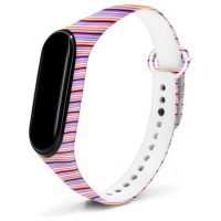 brățară pentru Xiaomi Mi Band 5, Mi Band 6 și Amazfit Band 5 - Stripes colorate