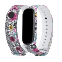 Brățară eses pentru Xiaomi Mi Band 5, Mi Band 6 și Amazfit Band 5 - Modelat, violet