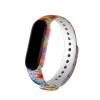 Brățară eses pentru Xiaomi Mi Band 5, Mi Band 6 și Amazfit Band 5 - Modelat, graffiti