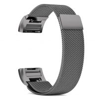 eses Brățară milaneză pentru Fitbit Charge 3 - Neagră