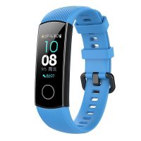 Brățară din silicon pentru Honor Band 4 și Honor Band 5 - Albastru deschis