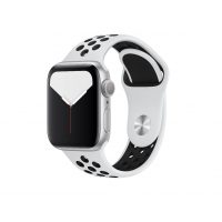 Curea din silicon pentru Apple Watch - Alb Negru, S, M, L - 38mm, 40mm, 41mm