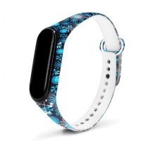 Brățară pentru Xiaomi Mi Band 5, Mi Band 6 și Amazfit Band 5 - Camo geometric