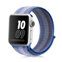 eses Bandă din nylon pentru Apple Watch - Dungi albastre 38mm, 40mm, 41mm