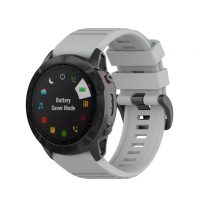 eses Curea sportivă din silicon pentru Garmin - Gri, QuickFit 26 mm