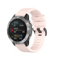 eses Brățară sportivă din silicon pentru Garmin - Roz deschis, QuickFit 22 mm