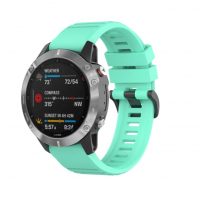 eses Brățară sportivă din silicon pentru Garmin - Verde mentă, QuickFit 22 mm