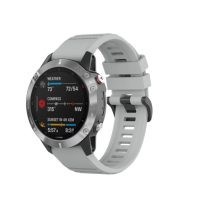eses Brățară sportivă din silicon pentru Garmin - Gri, QuickFit 22 mm