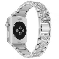 brățara metalică elegantă pentru Apple Watch - Argintie 42mm, 44mm, 45mm, 49mm