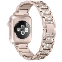brățara metalică elegantă pentru Apple Watch - Aurie roz 38mm, 40mm, 41mm