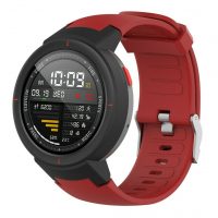 eses Brățară din silicon pentru Xiaomi Amazfit Verge - Roșie