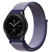 eses Brățară din nailon cu velcro - Albastru închis, 20 mm