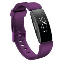 Brățară din silicon pentru Fitbit Inspire 1, 2, HR, Ace 2 și 3 - Violetă