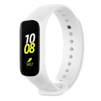 Brățară din silicon pentru Samsung Galaxy Fit E - Albă