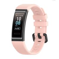 Brățară din silicon pentru Huawei Band 3 Pro și 4 Pro - Roz
