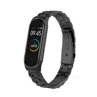 eses Brățară din metal pentru Xiaomi Mi Band 4 - Neagră