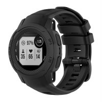 Brățară din silicon pentru Garmin Instinct și Instinct 2 - Neagră