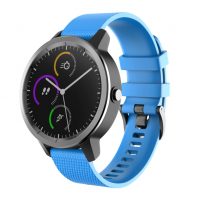 eses Curea cu model din silicon 20 mm - Marimea L, albastra