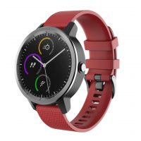 eses Curea cu model din silicon 20 mm - Marimea L, rosu