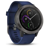 eses Curea cu model din silicon 20 mm - Marimea L, albastru inchis