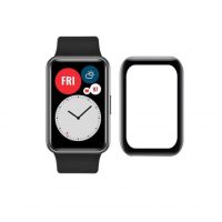 Folie de protecție cu margine neagră pentru Huawei Watch Fit