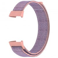 Curea din nailon eses pentru Fitbit Charge 3 - Roz violet