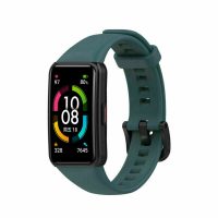 eses Curea din silicon pentru Huawei si Honor Band 6 - Marimea L, verde