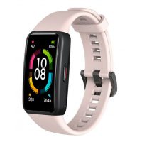 eses Curea din silicon pentru Huawei si Honor Band 6 - Marimea L, roz