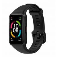 eses Curea din silicon pentru Huawei si Honor Band 6 - Marimea L, neagra