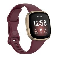 eses Curea din silicon pentru Fitbit Versa 3 și 4, Sense 1 și 2 - Dimensiune S, florală