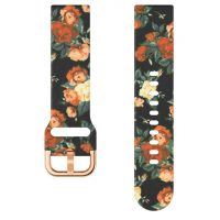 Curea din silicon sport eses pentru Fitbit Versa 2 - Cu model, trandafir