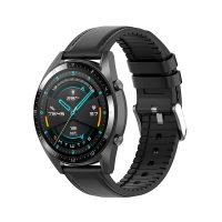 Curea din piele eses Sport - Neagra, 22 mm