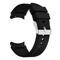 Curea din silicon eses pentru Samsung Galaxy Watch 4, 5, 6, 7 - Negru, 20 mm