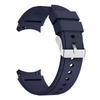 Curea din silicon eses pentru Samsung Galaxy Watch 4, 5, 6, 7 - Albastru închis, 20 mm