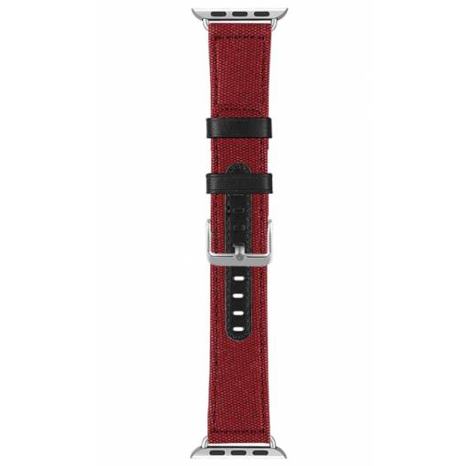 Foto - Curea formală din piele eses pentru Apple Watch - Roșu 38 mm, 40 mm, 41 mm