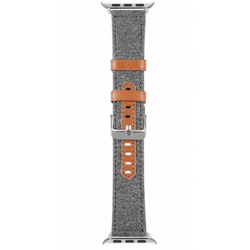 Foto - Curea formală din piele eses pentru Apple Watch - Gri închis 38 mm, 40 mm, 41 mm