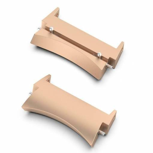 Foto - Conector eses pentru Samsung Galaxy Watch 4, 5, 6, 7 - Aur roz, 2 buc