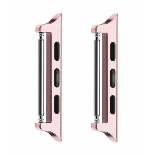 Foto - Conectori magnetici cu arc eses pentru Apple Watch - Roz 42 mm, 44 mm, 45 mm, 49 mm