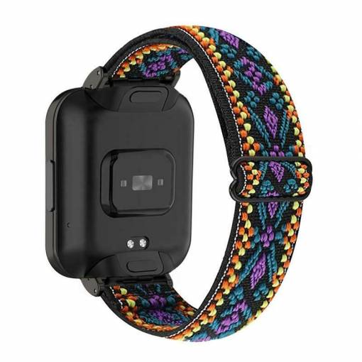 Foto - eses Curea elastica pentru Xiaomi Redmi Watch 2 - Model, galben violet