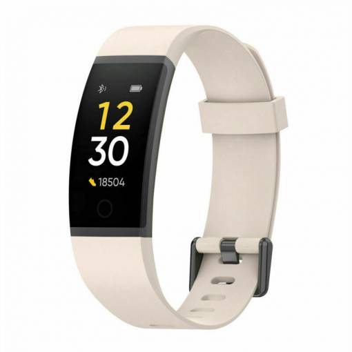 Foto - Curea din silicon eses pentru Realme Band - Bej