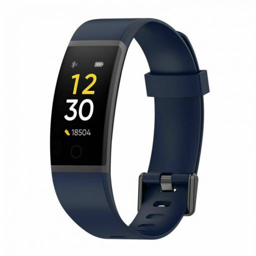 Foto - Curea din silicon eses pentru Realme Band - Albastru închis