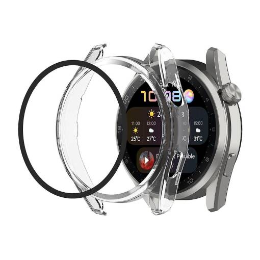Foto - Husă de protecție pentru Huawei Watch 3 - Transparentă