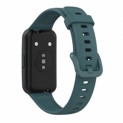Foto - Curea din silicon eses pentru Huawei Band 7 - Verde închis